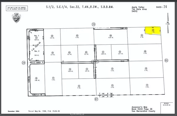 0 Memory Parcel #0433-261-23 LN, Apple Valley, CA 92308