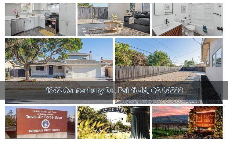 1343 Canterbury DR, Fairfield, CA 94533