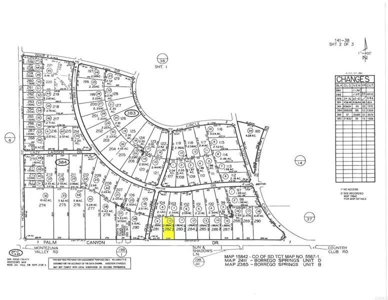 Palm Canyon Dr Lot 282, Borrego Springs, CA 92004