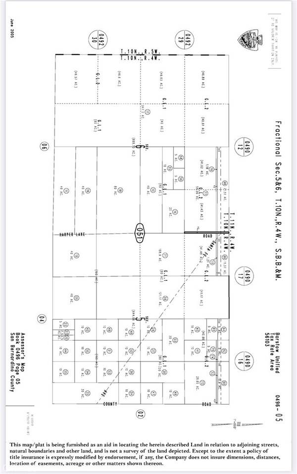 0 049605136000 Near Santa Fe Rd, Hinkley, CA 92347