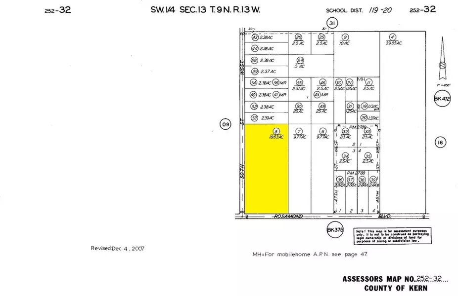 50 St. W On Rosamond BLVD, Rosamond, CA 93560