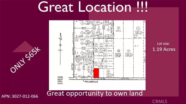 Palmdale, CA 93543,0 COR PALMDALE BL PAV 81 Street East