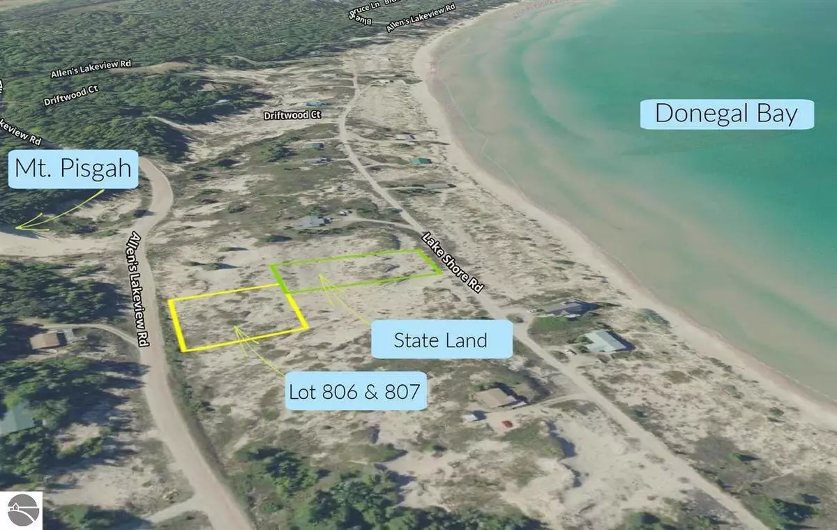 Beaver Island, MI 49782,TBD Allen's Lakeview Road Lots 806 & 807 - 3rdTier Donegal Bay