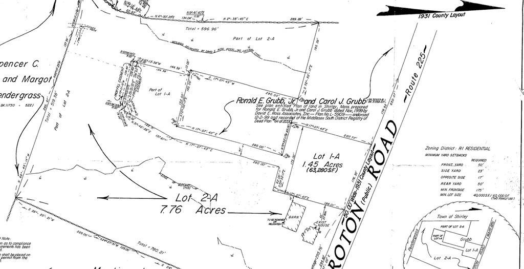 Lot 1A Groton, Shirley, MA 01464