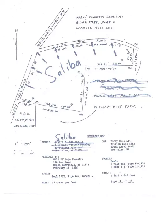 New Salem, MA 01355,Lot 1 William Rice Road