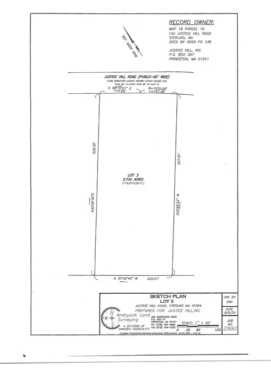 Sterling, MA 01564,Lot 3 Justice Hill Rd.