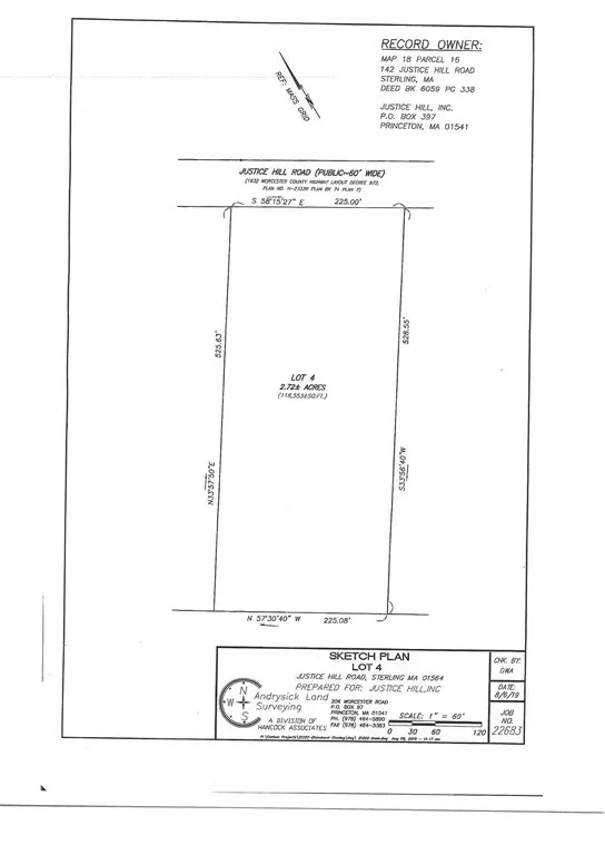 Sterling, MA 01564,Lot 4 Justice Hill Rd.