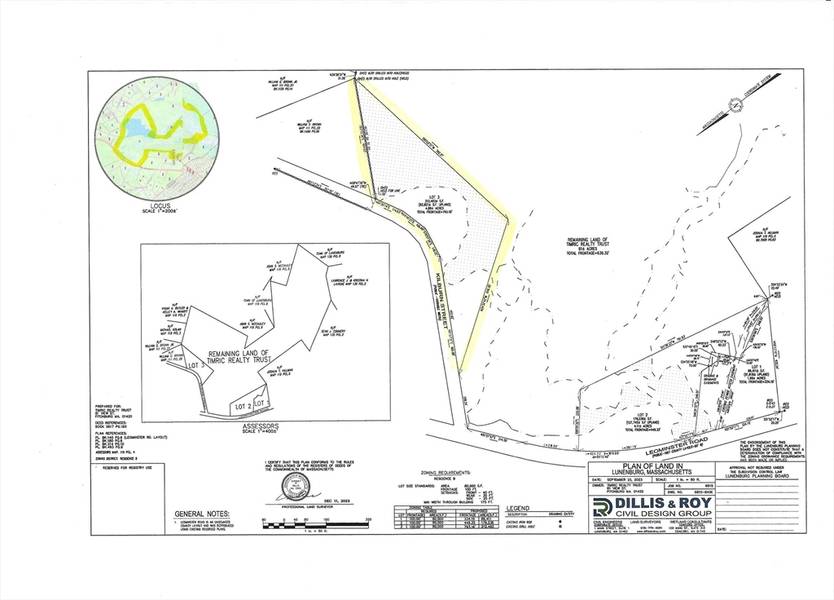 Lot  1 + 3 Kilburn Street, Lunenburg, MA 01462