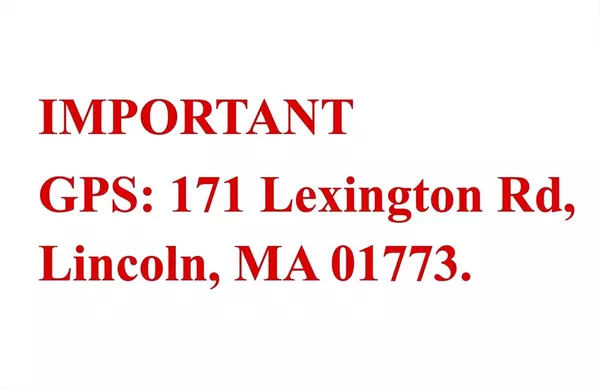 Lincoln, MA 01773,169 Lexington Rd