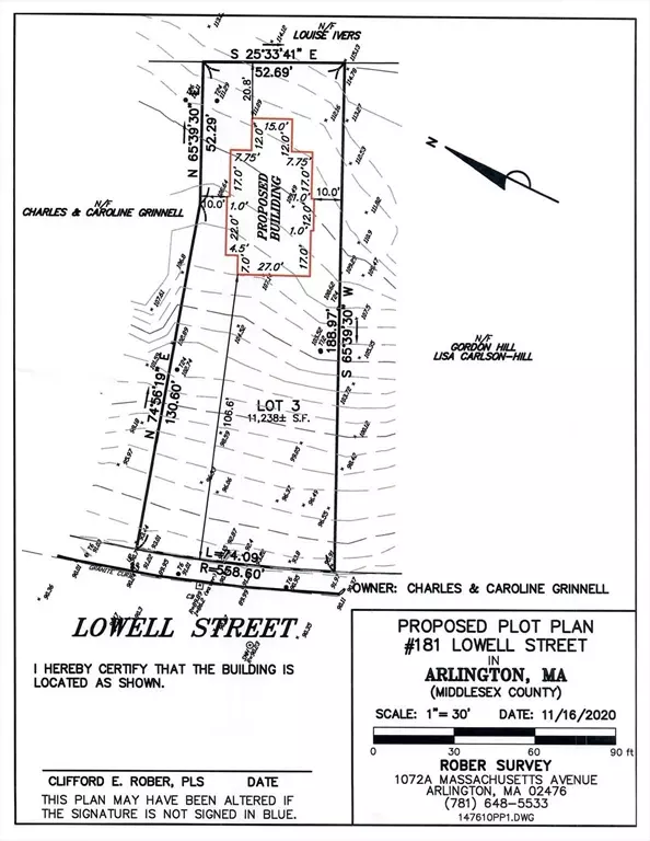 Arlington, MA 02474,181 Lowell Street