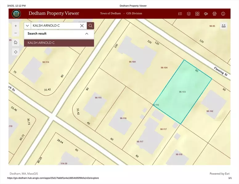 38 Fleming St, Dedham, MA 02026