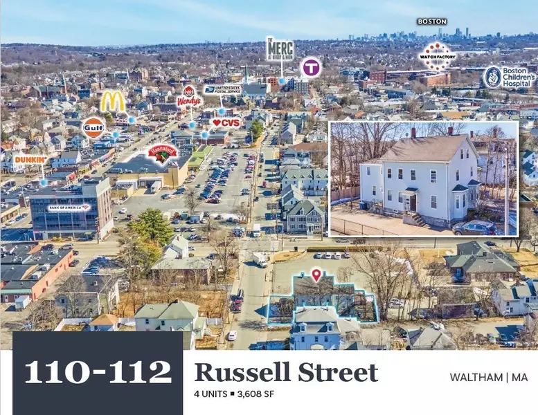 110-112 Russell St, Waltham, MA 02453