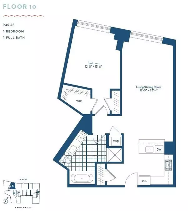 Boston, MA 02114,100 Lovejoy Wharf #Unit 10E