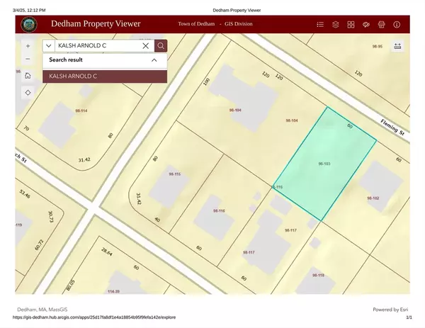 38 Fleming St, Dedham, MA 02026