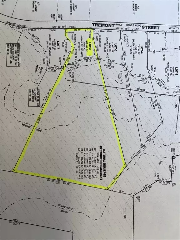 Taunton, MA 02780,Lot 6 Tremont