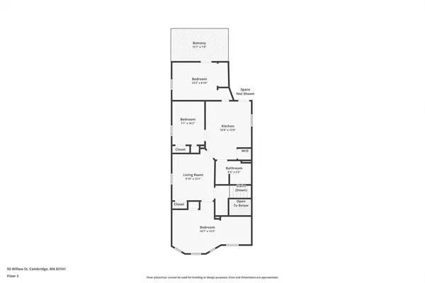 Cambridge, MA 02141,92 Willow St #3