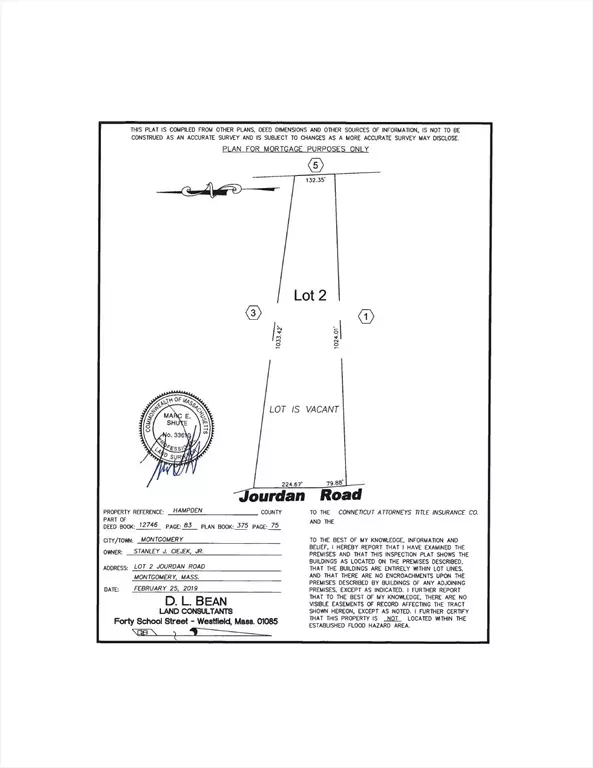 Montgomery, MA 01085,Lot 2 Jourdan Road