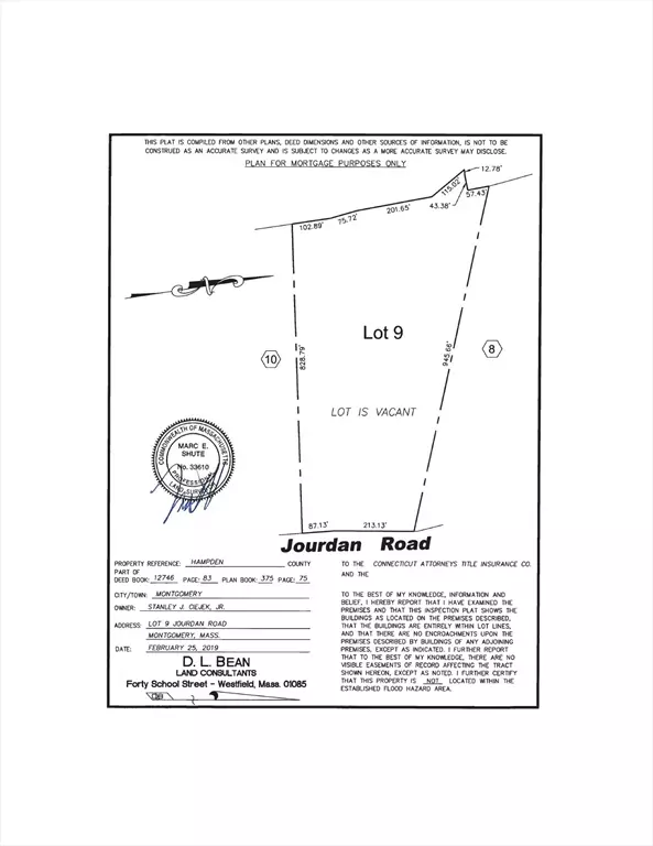 Montgomery, MA 01085,Lot 9 Jourdan Road