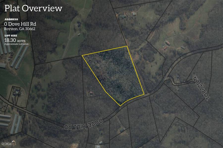 18 ACRES Dove Hill RD, Royston, GA 30662