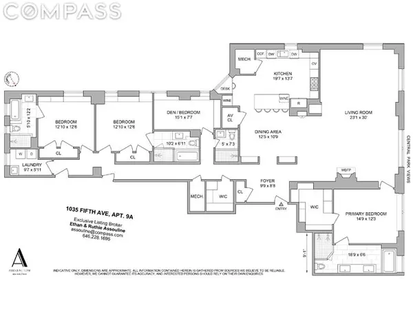 Manhattan, NY 10028,1035 5th Avenue #9-A