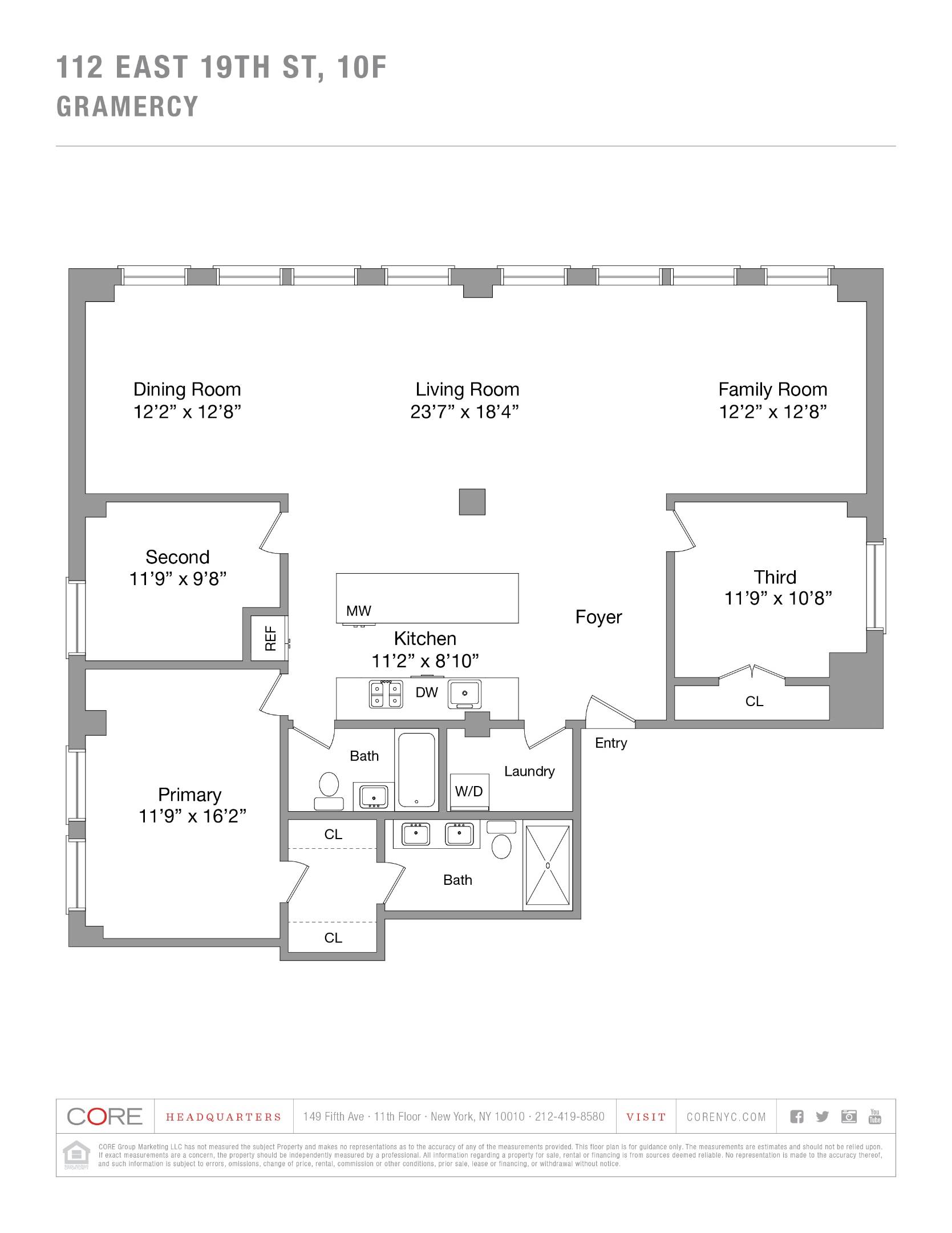 Manhattan, NY 10003,112 E 19th Street #10F
