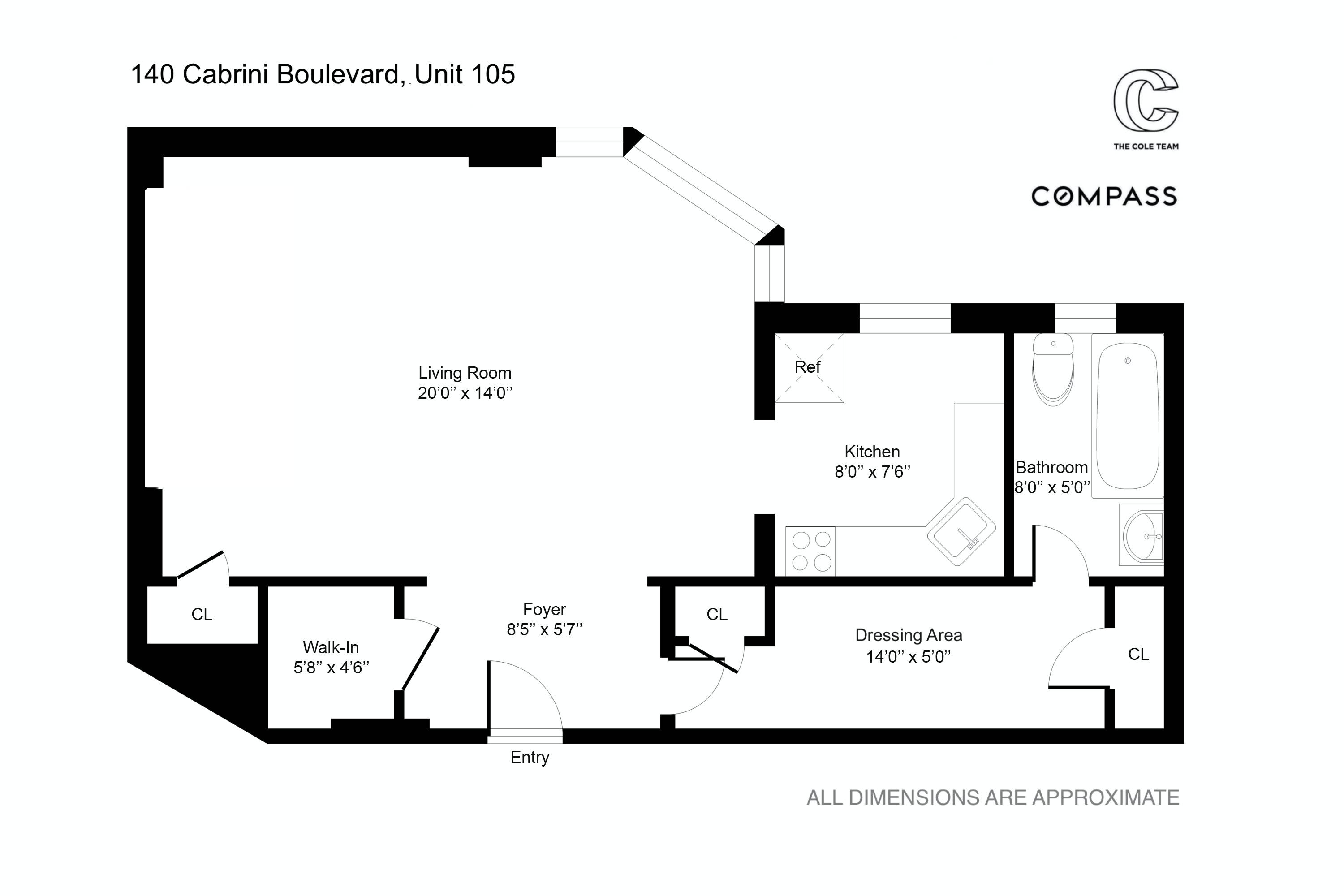 Manhattan, NY 10033,140 Cabrini Boulevard #105