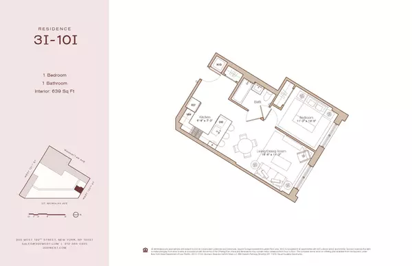 Manhattan, NY 10027,300 W 122ND Street #9I