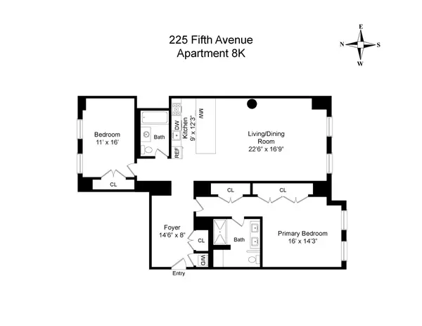 Manhattan, NY 10010,225 5TH Avenue #8K