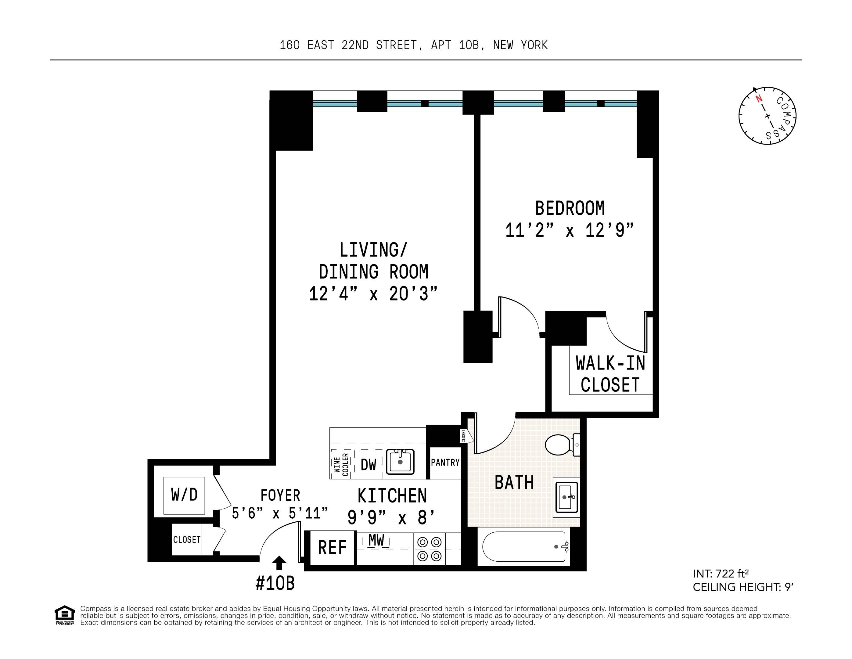 Manhattan, NY 10010,160 E 22nd Street #10B