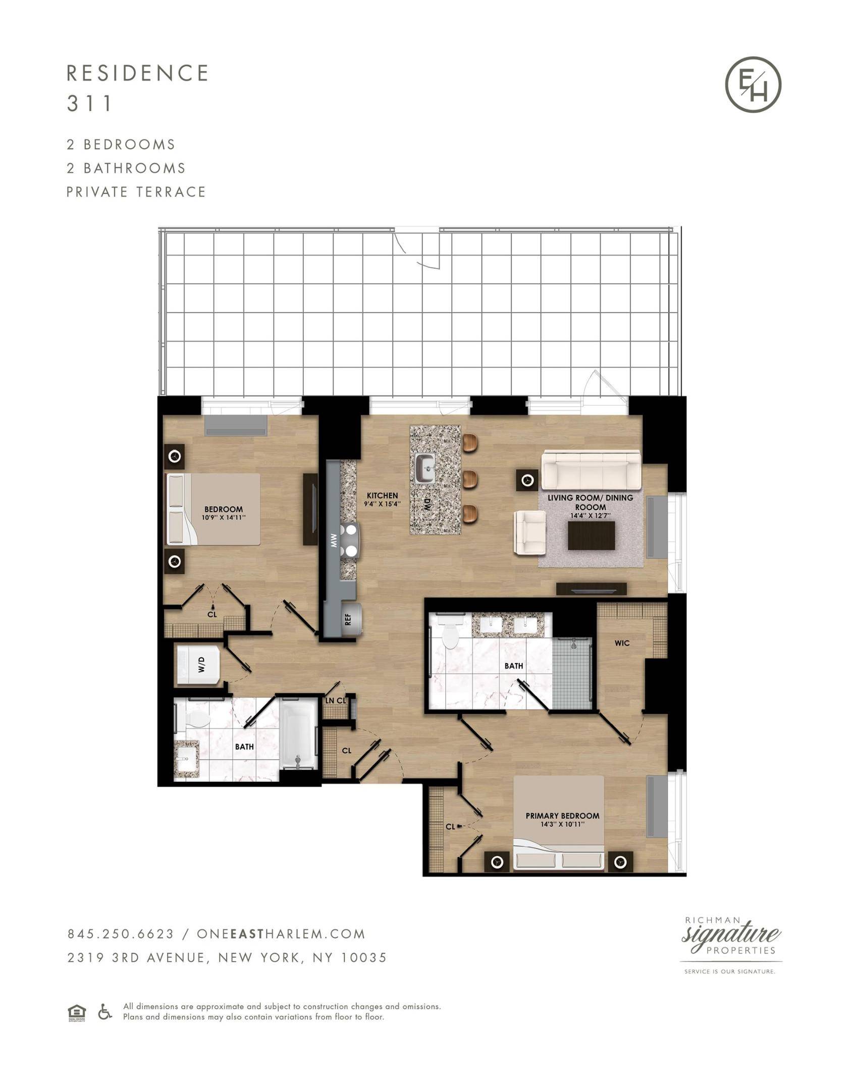 Manhattan, NY 10035,2319 3RD Avenue #311