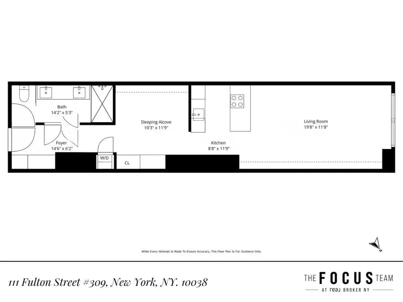 111 Fulton Street #309, Manhattan, NY 10038