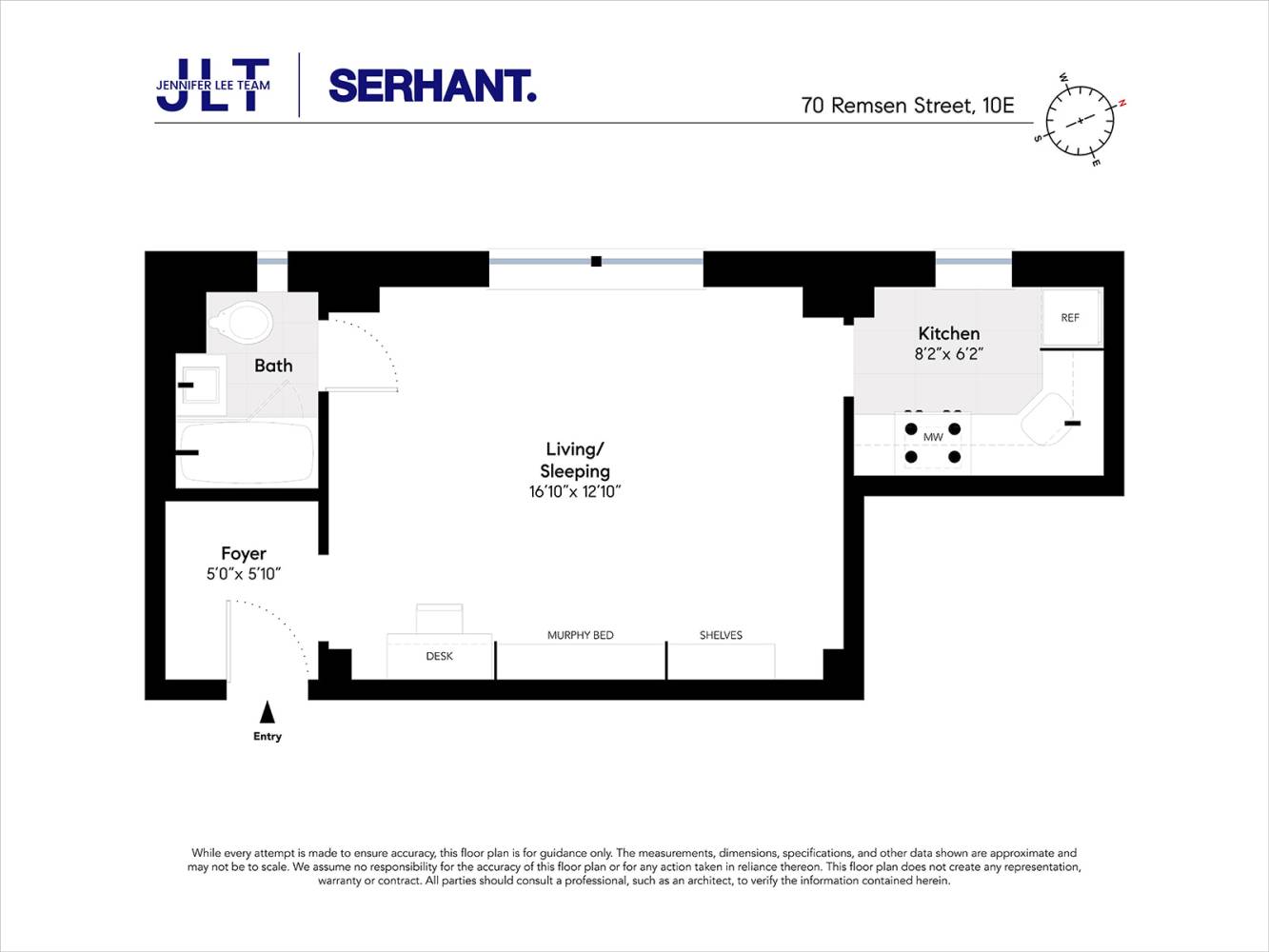 Brooklyn, NY 11201,70 REMSEN Street #10E