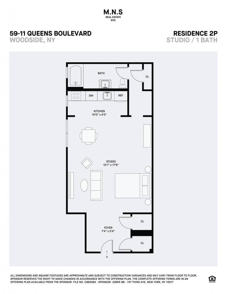 59-11 Queens Boulevard #2-P, Queens, NY 11377