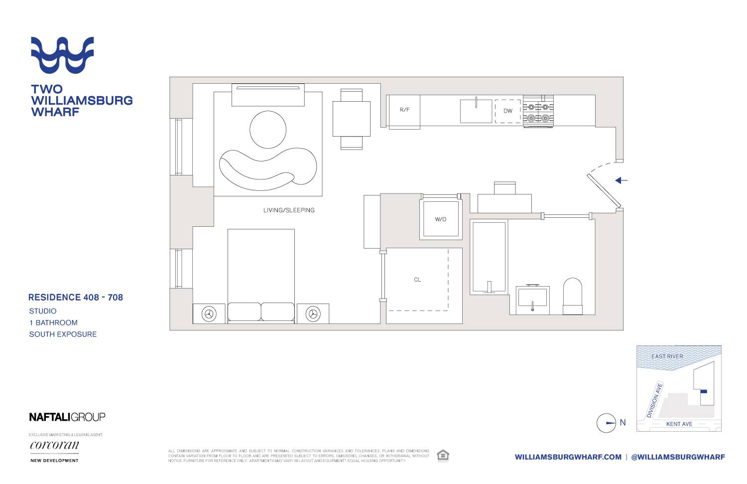 478 KENT Avenue #508, Brooklyn, NY 11249