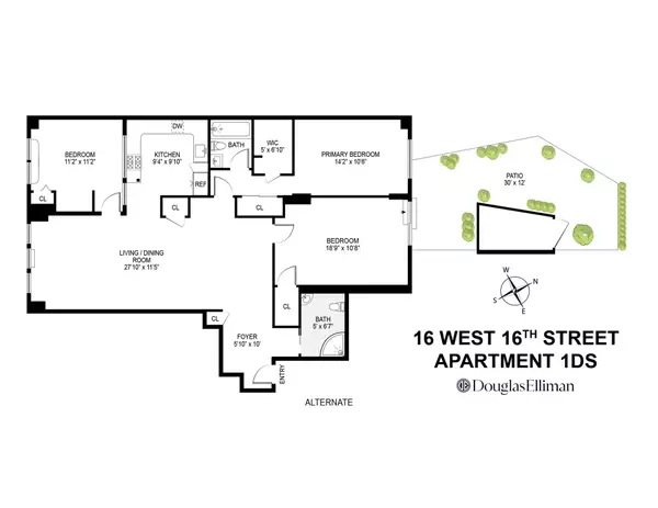 Manhattan, NY 10011,16 W 16TH Street #1DS