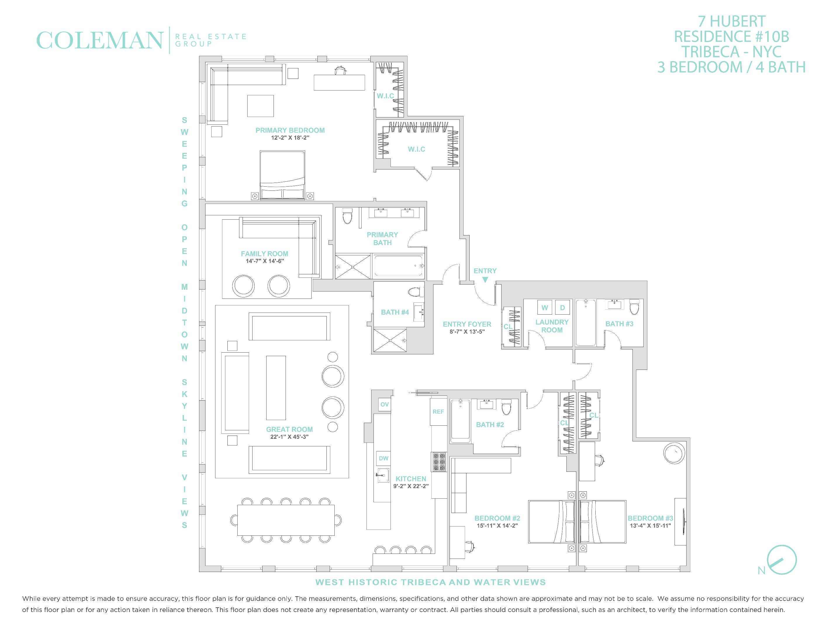 Manhattan, NY 10013,7 Hubert Street #10-B