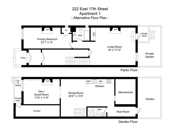 Manhattan, NY 10003,222 E 17TH Street #GARDEN