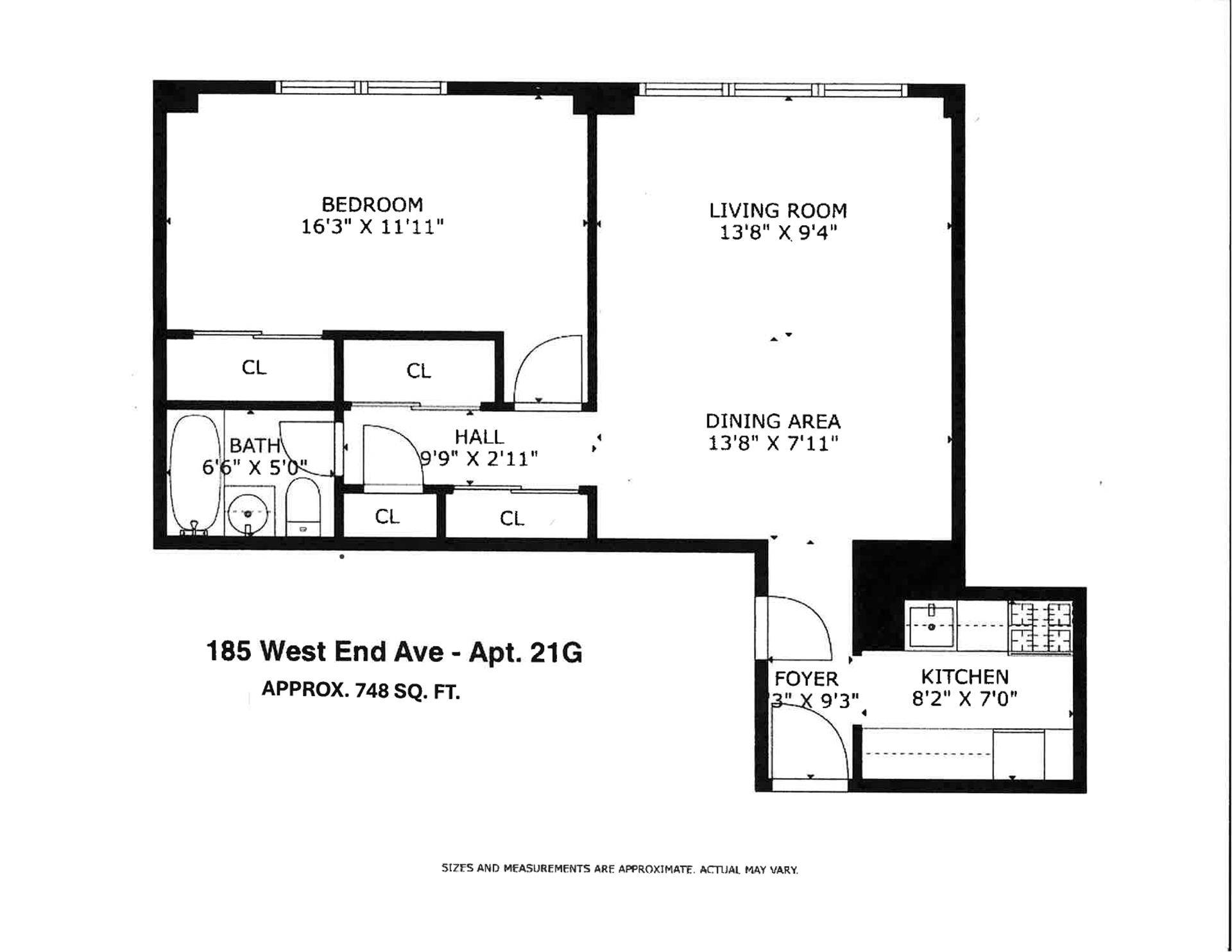 Manhattan, NY 10023,185 W END Avenue #21G
