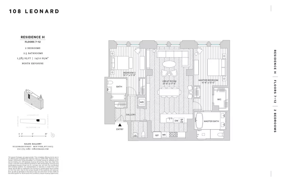 108 LEONARD Street #12H, Manhattan, NY 10013