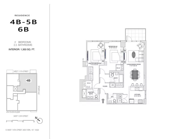 11 W 116TH Street #6B, Manhattan, NY 10026