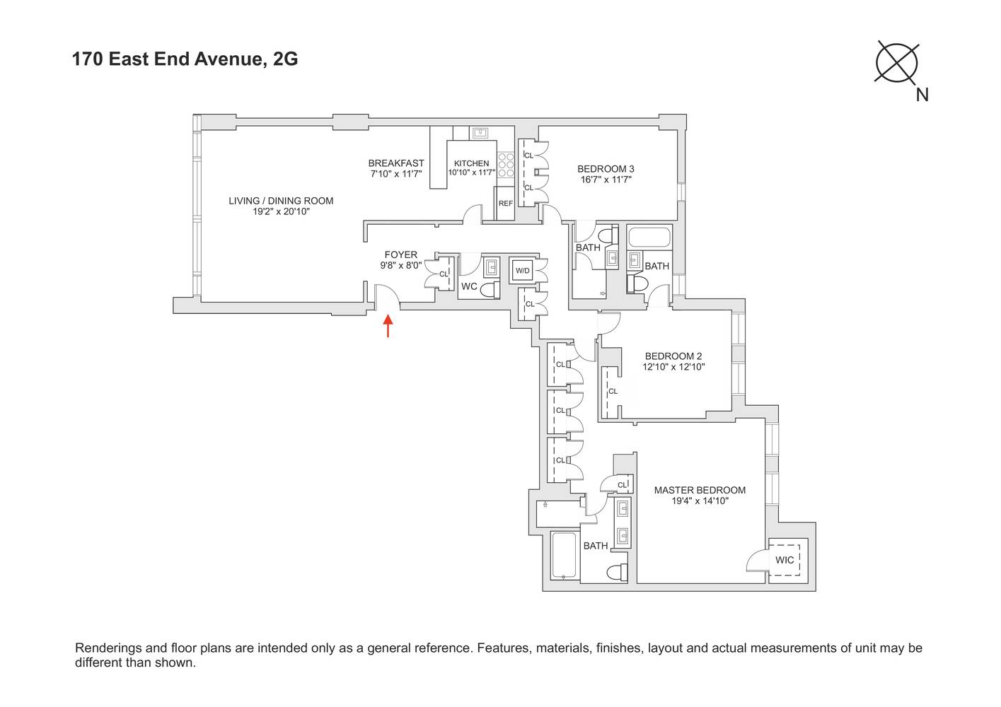 Manhattan, NY 10128,170 E End Avenue #2G