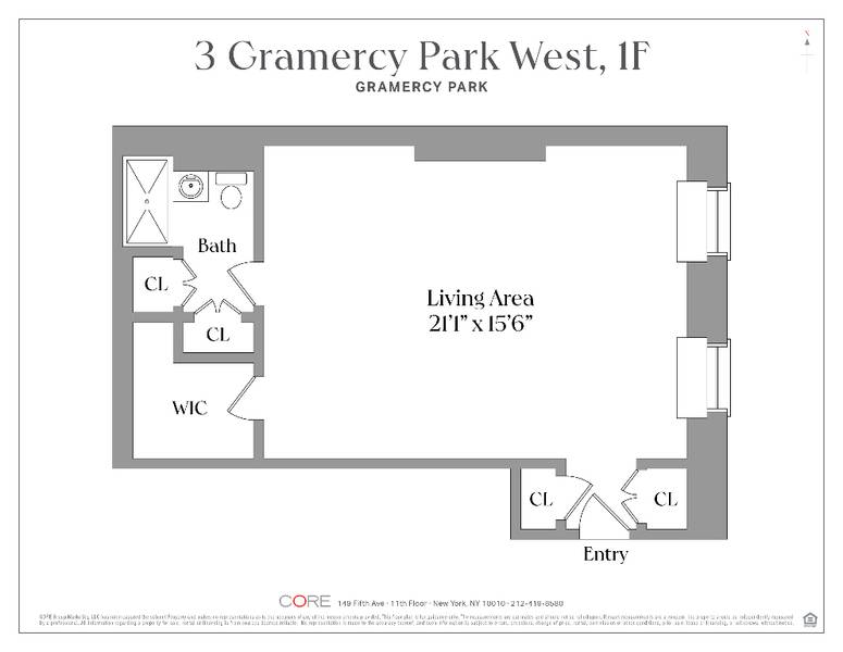 3 Gramercy Park W #1-F, Manhattan, NY 10003