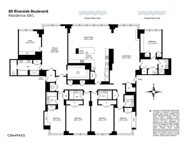 80 Riverside Boulevard #6B/L, Manhattan, NY 10069