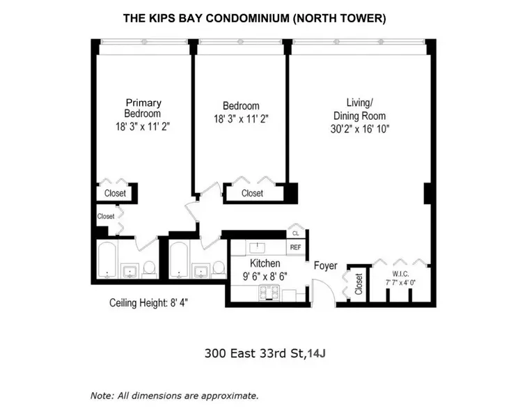 300 E 33RD Street #14J, Manhattan, NY 10016