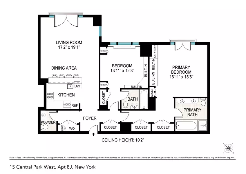 15 Central Park W #8J, Manhattan, NY 10023