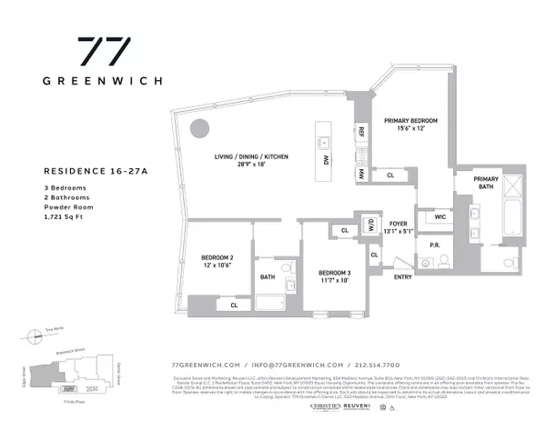 77 Greenwich Street #23-A, Manhattan, NY 10006