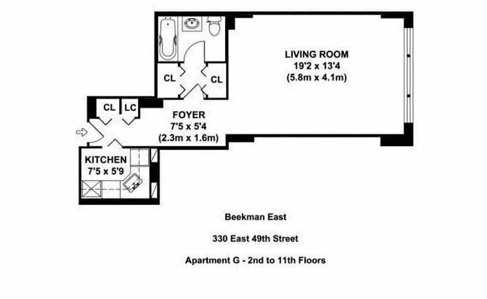 Manhattan, NY 10017,330 E 49th Street #6-G