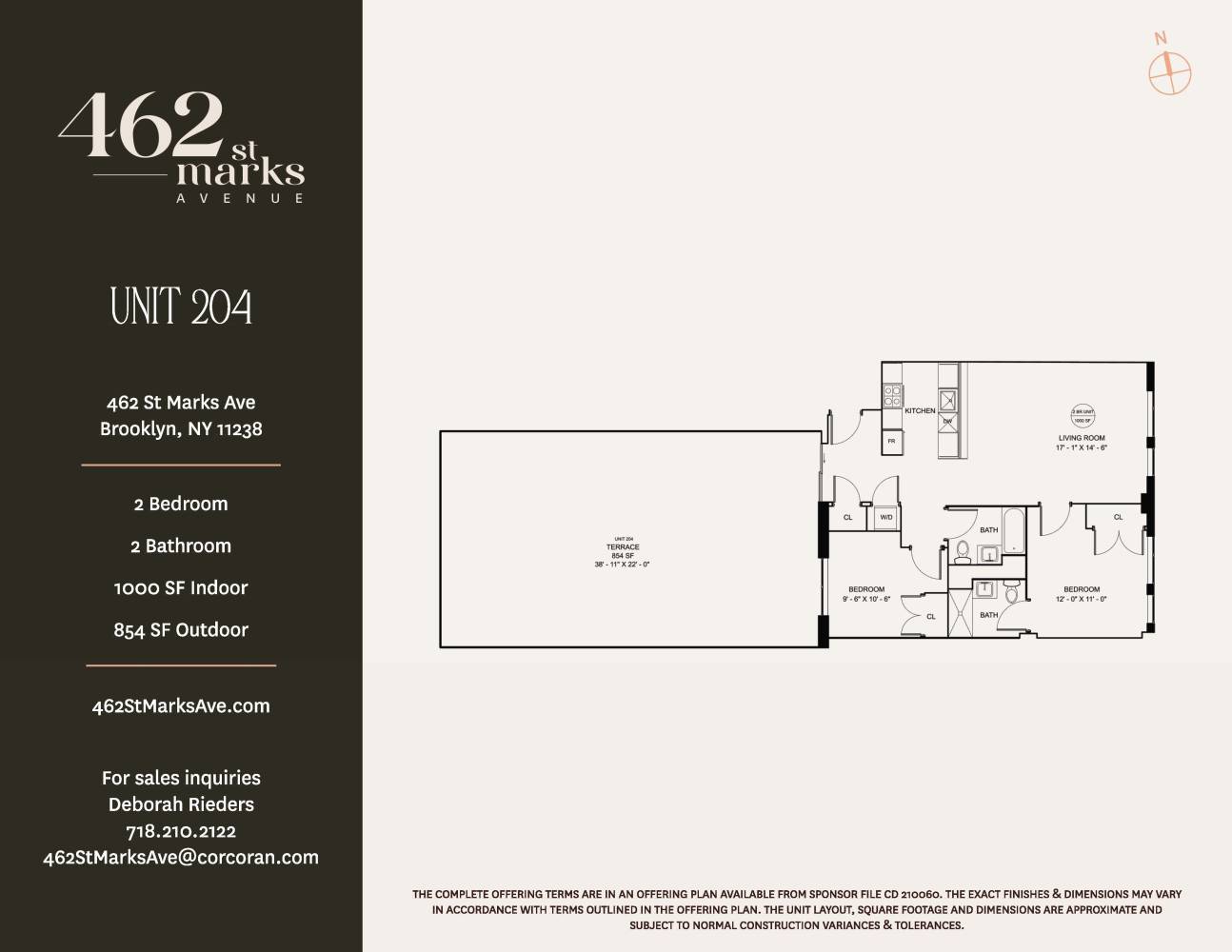 462 ST MARKS Avenue #204, Brooklyn, NY 11238