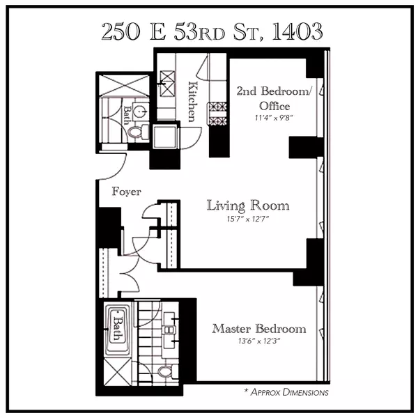 250 E 53RD Street #1403, Manhattan, NY 10022