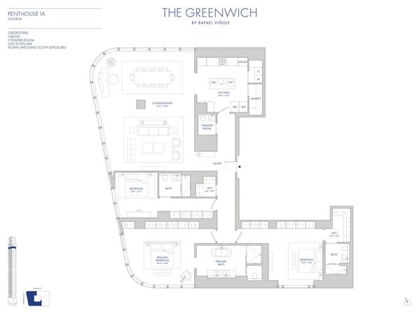 125 GREENWICH Street #PH1A, Manhattan, NY 10006